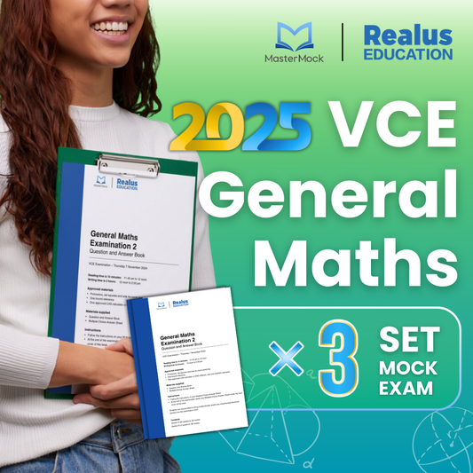 VCE MasterMock 2025 - General Mathematics - 3 sets